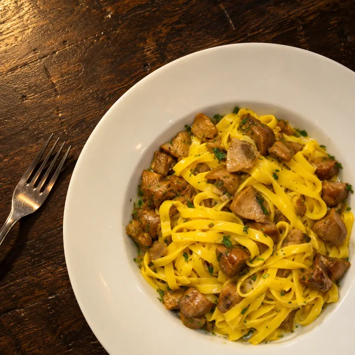 Fettuccine mit Pilzen