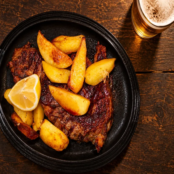 Rindersteak vom Grill