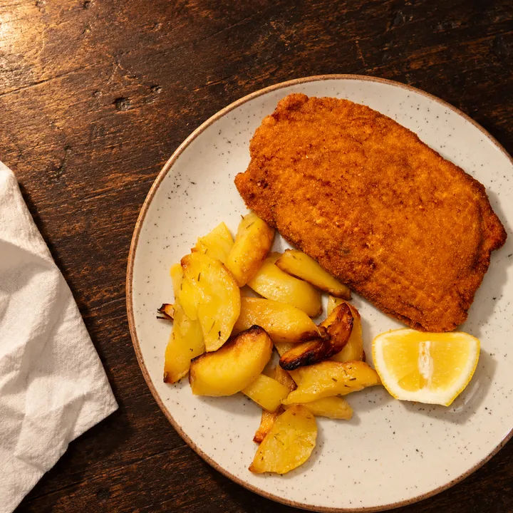 Truthahnschnitzel nach Mailänder Art
