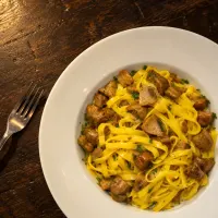 Fettuccine mit Pilzen