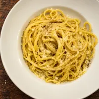 Spaghetti oder Tagliolini cacio e pepe